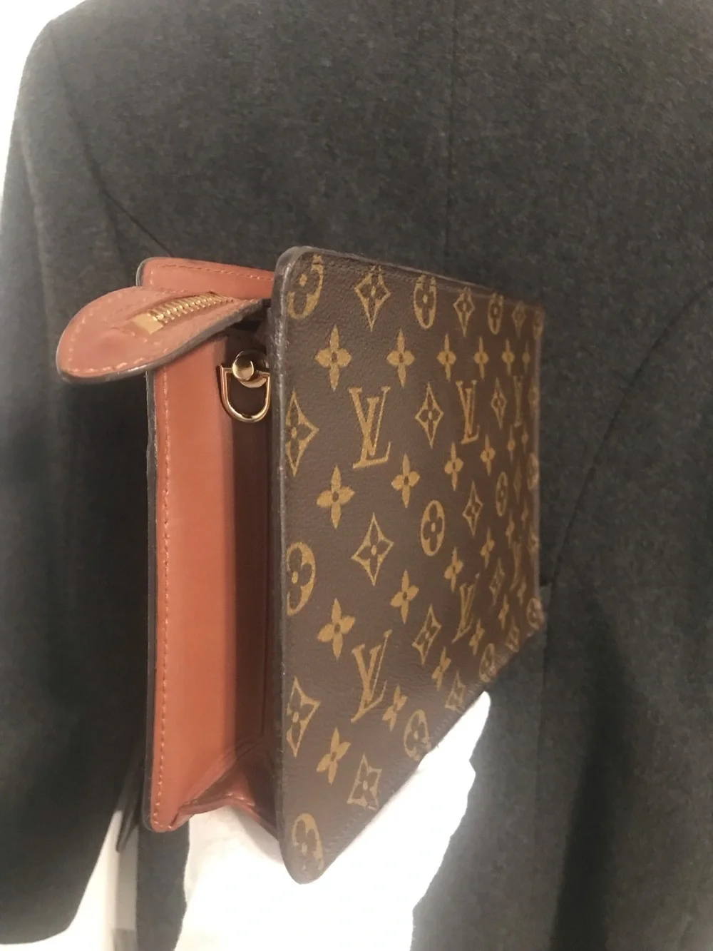 ✅LV CLUTCH MONOGRAM AUTHENTIC LOUIS VUITTON BAG - Picture 10 of 12